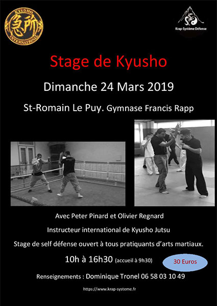 Stage Kyusho 24 mars 2019