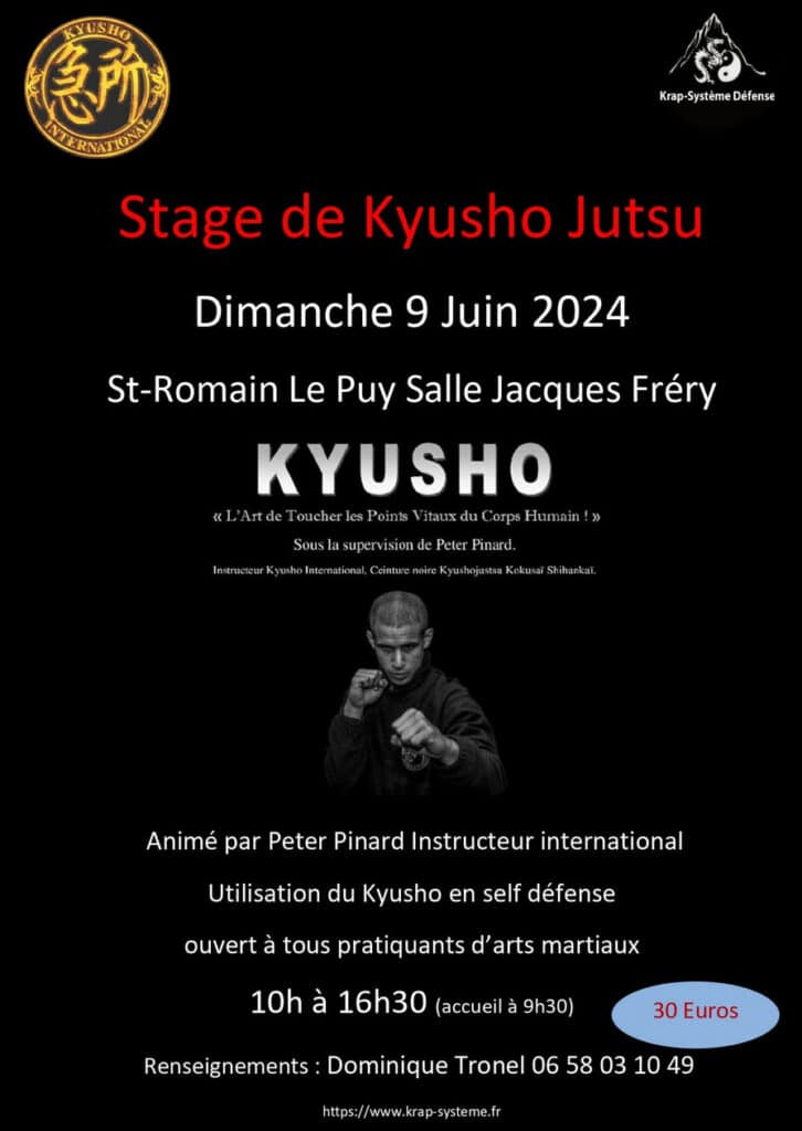 Stage Kyusho 9 juin 2024